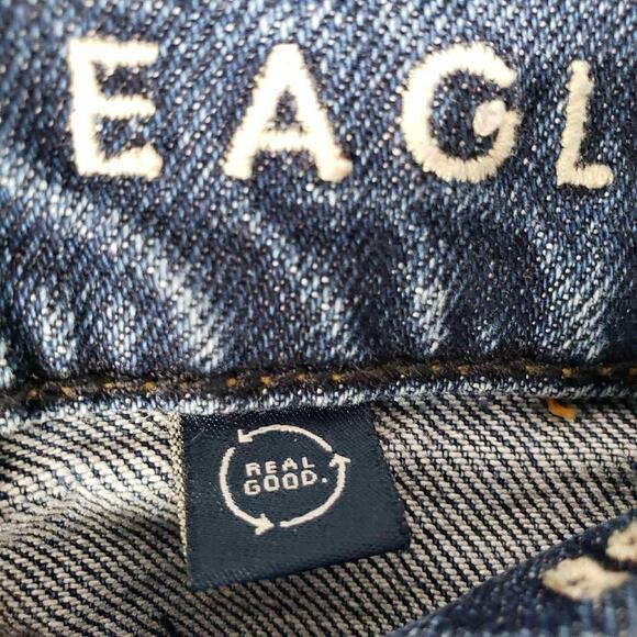 American Eagle AE Jeans Mens Size 32x34 Medium Wash Loose 5-Pocket Easyflex - Picture 9 of 13